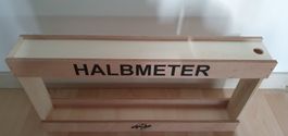 Halbmeter Bier Holzbox für 8 Flaschen Geschenkidee