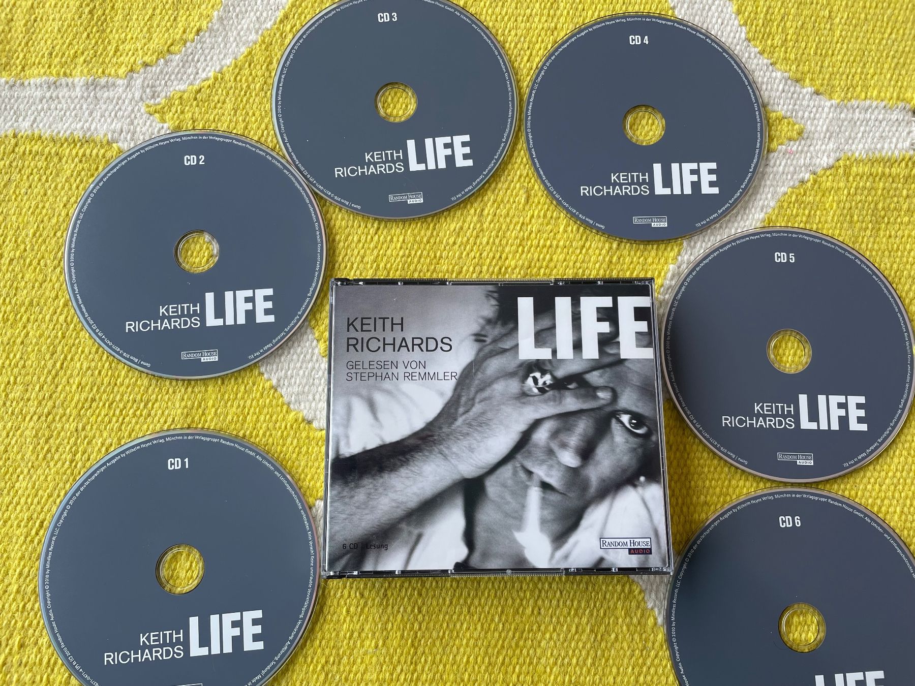 Audiolibri: KEITH RICHARDS ROLLING STONES-6CD BOX SET HÖRBUCH LIFE – Usato da Rorschacherberg venduto da CD-Roli