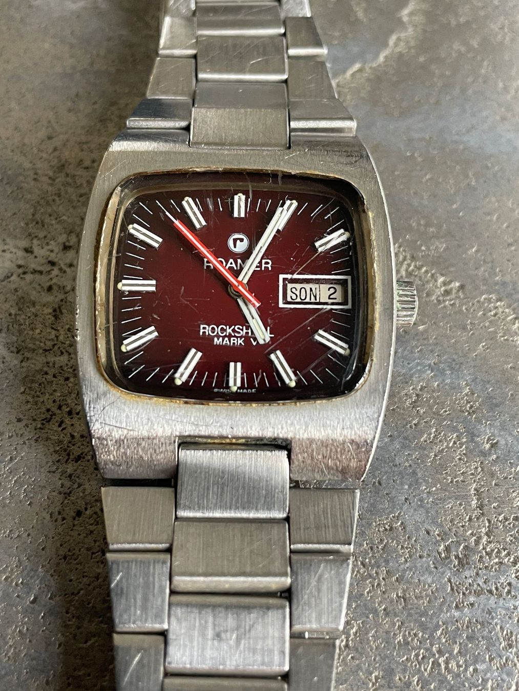 Roamer Montres: Roamer Rockshell Mark V Uhr Gebraucht Modell 482 – D'occasion à Volketswil par rubin74 2