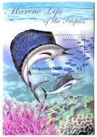 Block "Fische". Antigua und Barbuda.