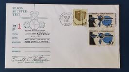 STS-1 Flugunterstützungsbeleg Landung. 14.4.1981 Edward CA.