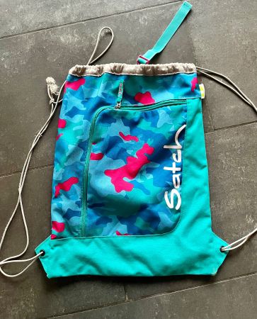 Satch Turnsack Sportbeutel Türkis/Pink