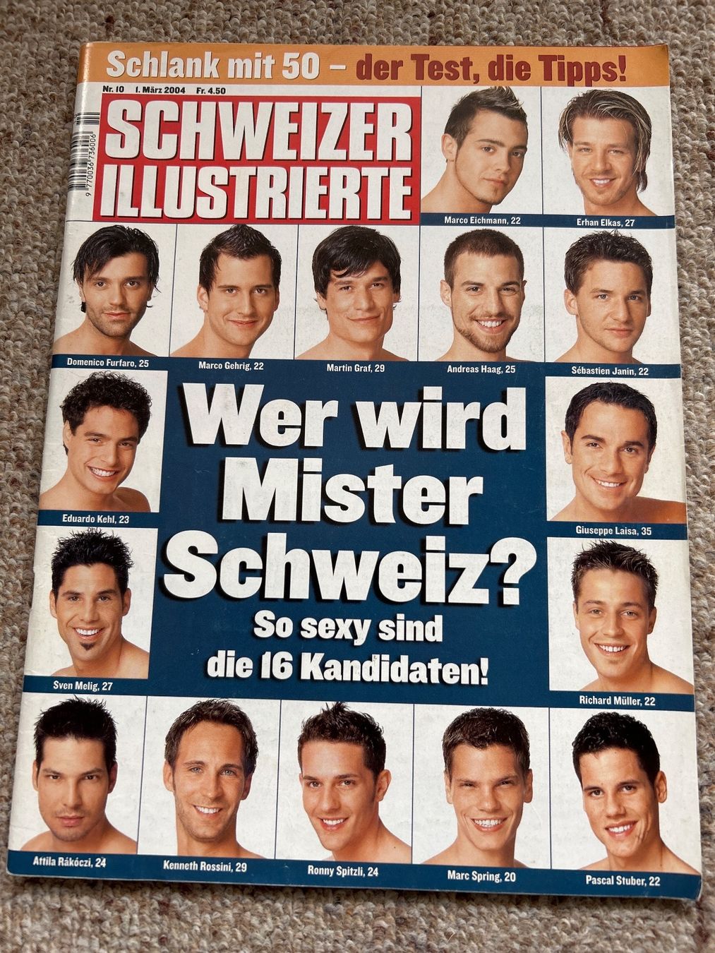 Zeitschriften & Magazine: Schweizer Illustrierte 1.3.2004 Mr Schweiz michel Compte – Gebraucht aus Champfèr von Rothli