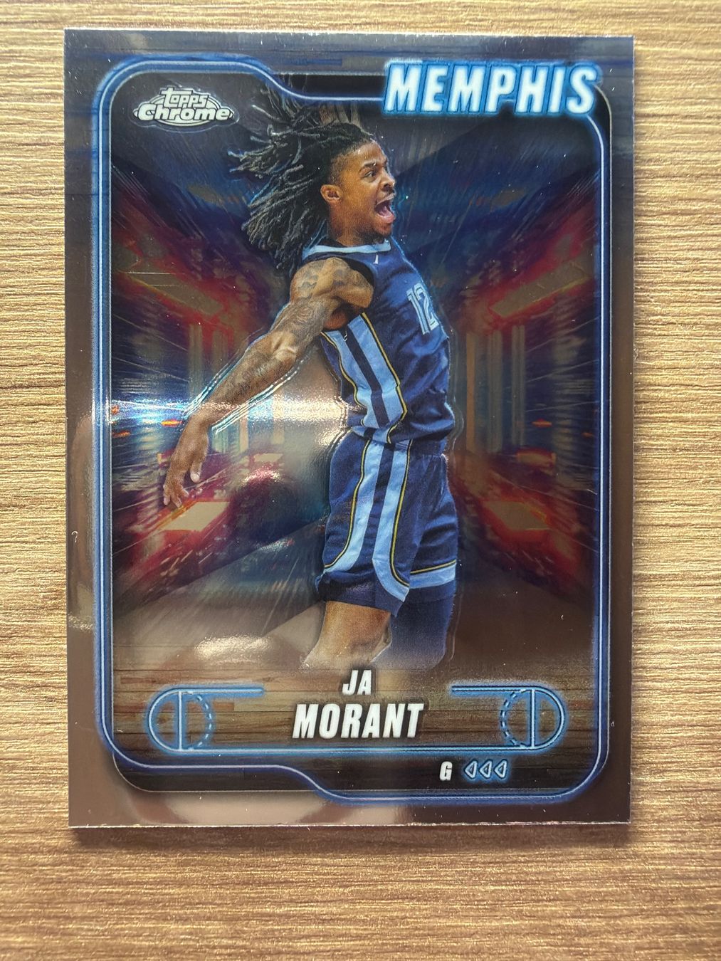 Nba Carte collezionabili: NBA Ja Morant Topps Chrome 24/25 – Usato da Netstal venduto da Clutch79Cardz