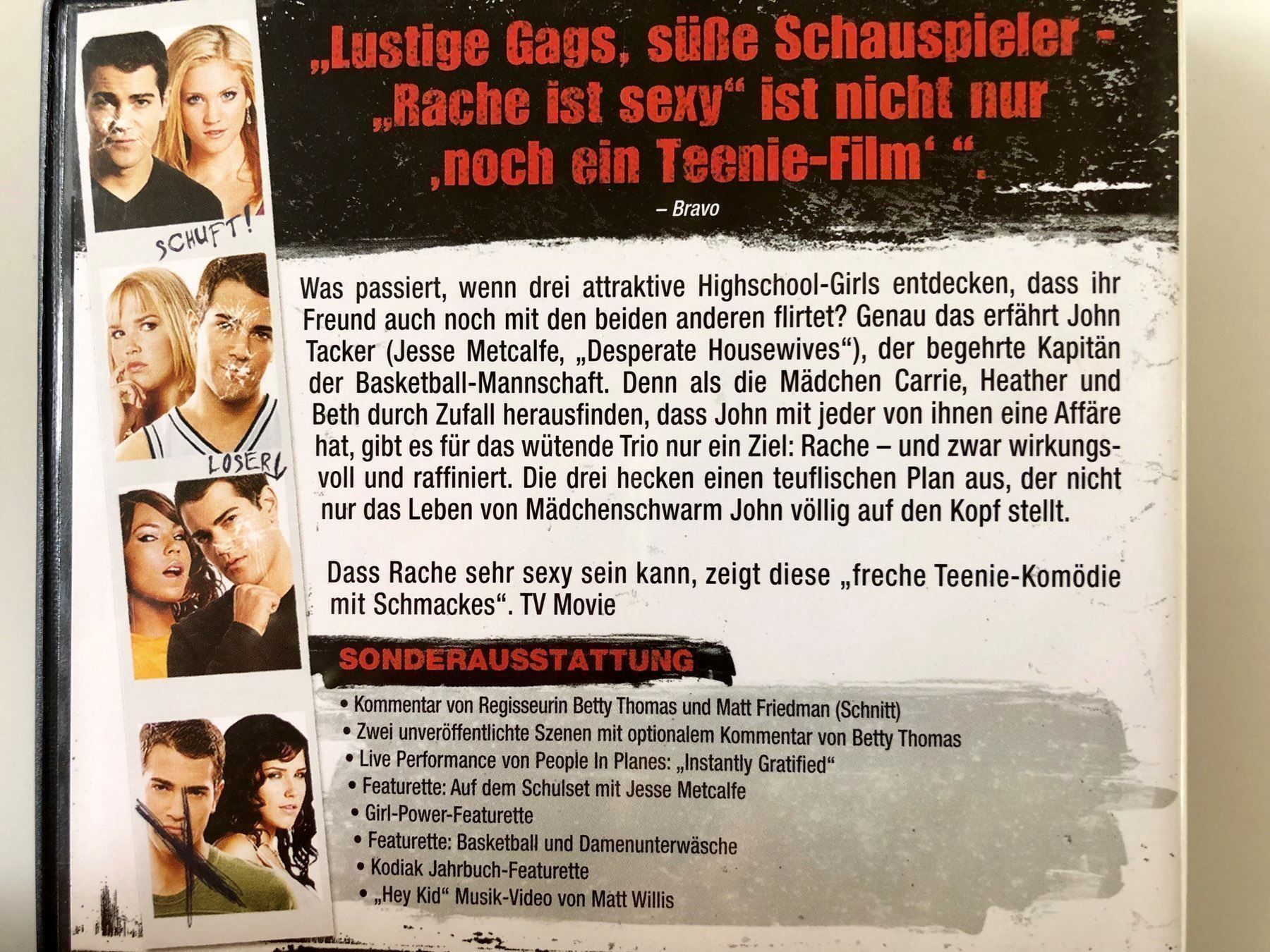 Tutti i DVDs: DVD - RACHE IST SEXY! – Usato da Gommiswald venduto da Aloha.Spirit 2