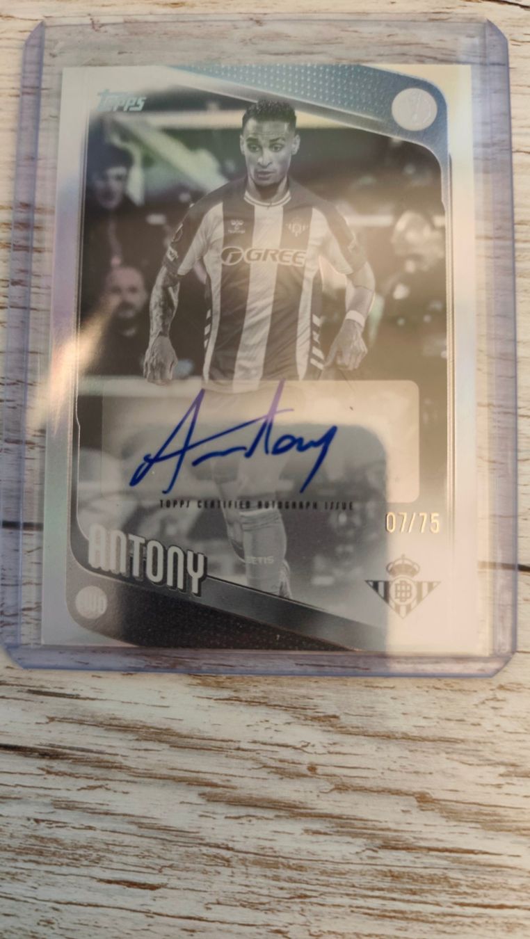 Topps Sammelbilder & Trading cards: Topps UCC 25/26 Antony /75 mit Autogramm – Gebraucht aus St. Gallen von RudyundFloydCards