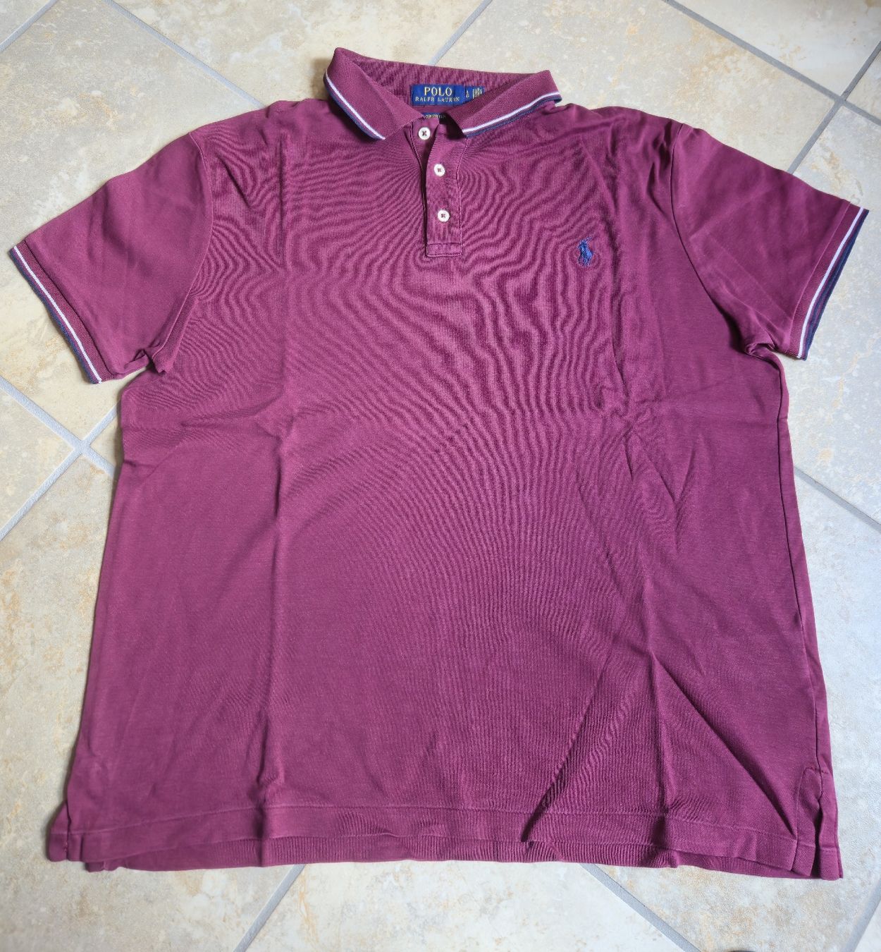 Polo Ralph Lauren Magliette Polo: Polo Ralph Lauren taille L bordeaux – Usato da Chailly-Montreux venduto da svenm53 1