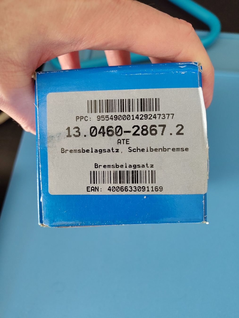 Alle Autoersatzteile: ATE Bremsbelagsatz 13.0460-2867.2 – Neu und originalverpackt aus Bern von ggyimesi 1