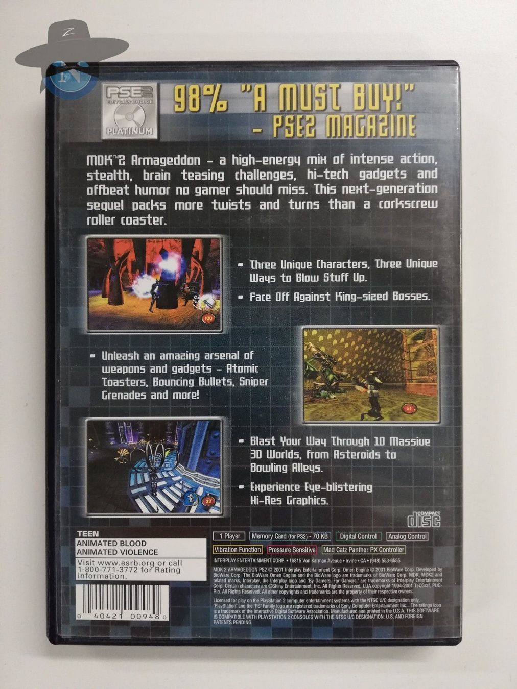 Sony Spiele: MDK 2 Armageddon / USA / PS2 Playstation 2 – Gebraucht aus St. Gallen von zorro_dc 1
