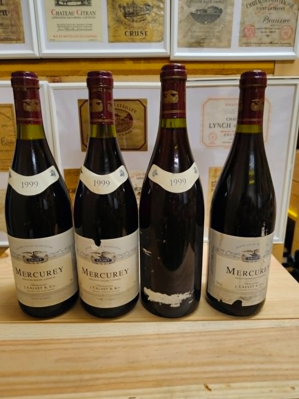 Vino: 4x 1999 MERCUREY CORBET – Nuovo e nell'imballaggio originale da Münchenstein venduto da weinundspirituosen 1