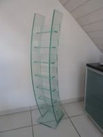 Design CD-Regal aus Glas