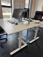 Ikea Schreibtisch (weiss, höhenverstellbar)