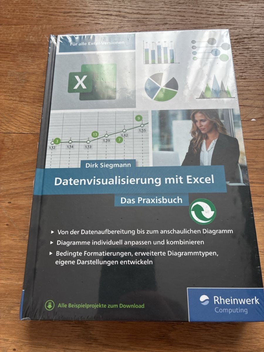 Libri: Fachbuch Datenvisualisierung mit Excel Dirk Siegmann neu – Nuovo e nell'imballaggio originale da Lyss venduto da SirStockosBirkos