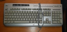 Vintage HP Keyboard/Tastatur 5187-8443 silver grey