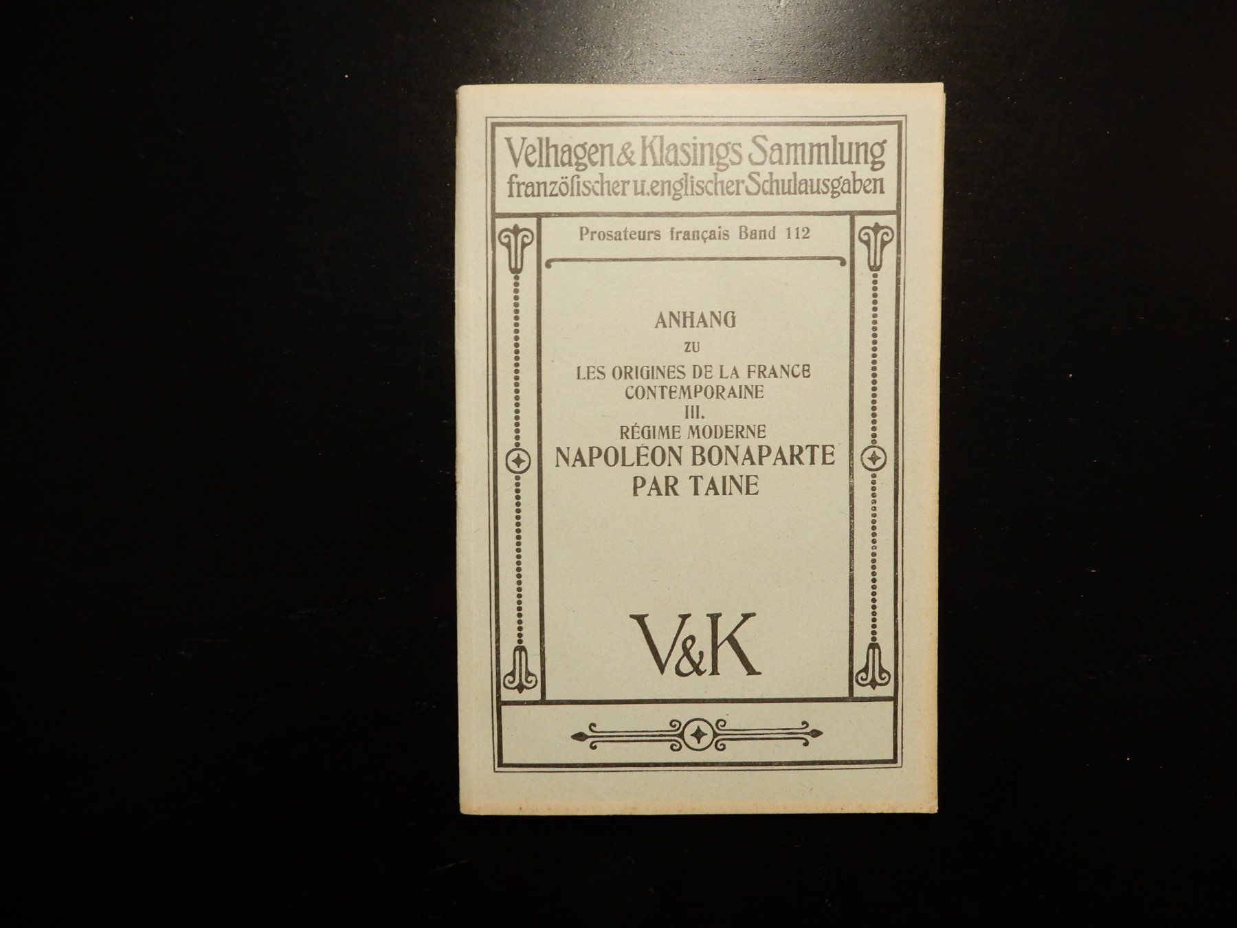 Bücher: Napoleon Bonaparte - V&K Sammlung - Prosat.fr. Band 112 – Gebraucht aus Erstfeld von Mario_boe0