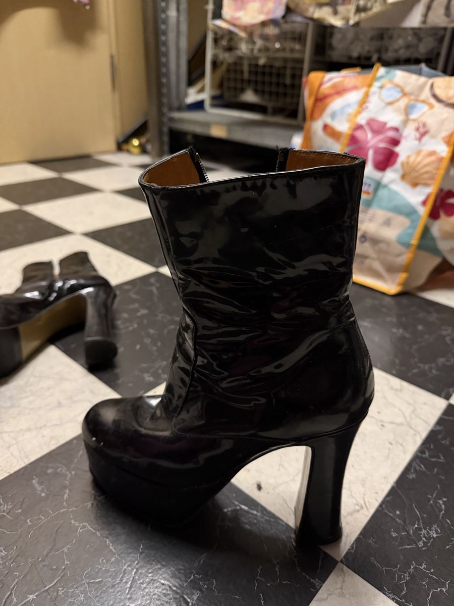 Scarpe da donna: Schwarze Plateau Stiefel, Gr. 36 – Usato da Zürich venduto da cmst 3