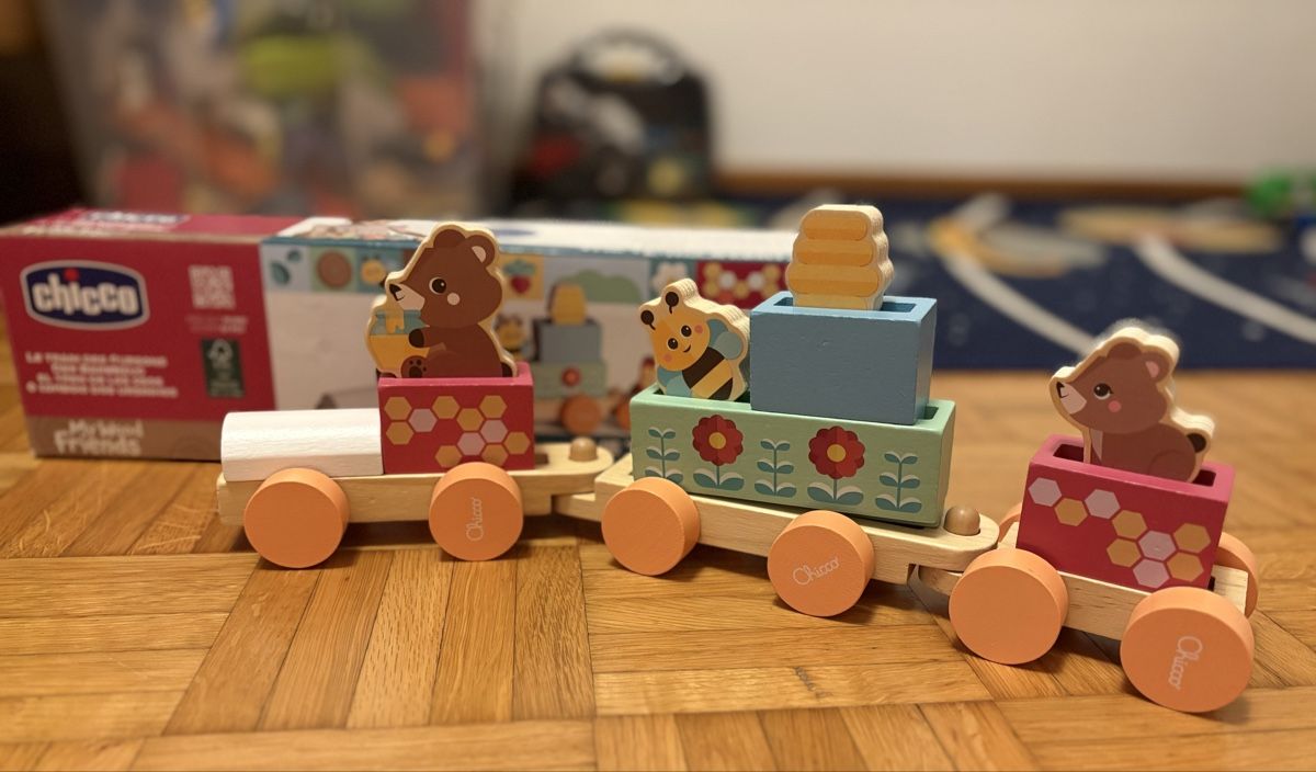 Chicco Giocattoli: Chicco le train des oursons – Usato da Attalens venduto da Skorpionica