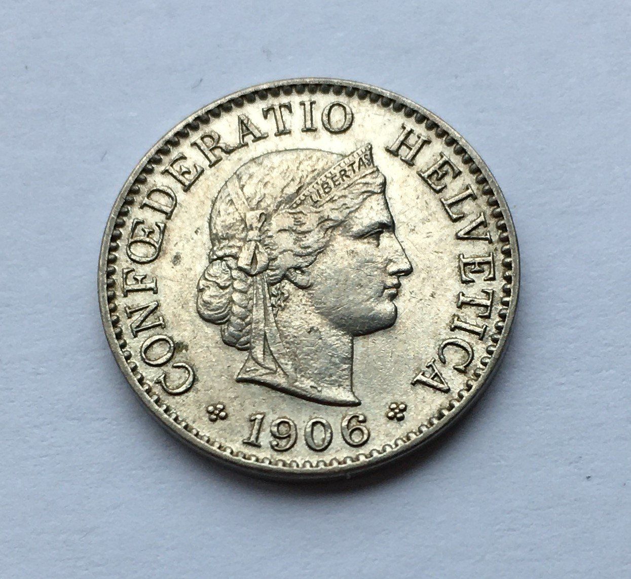 Tutti le monete: 1906 5 Rappen vz+ – Usato da Kirchberg SG venduto da Z-Collection