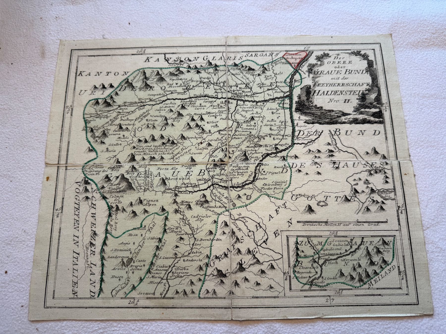 Landkarten & Atlanten: Atlas von Graubünden ca.1791-1796 – Gebraucht aus Bern von xberg36 3