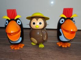 3 figurines selon photos