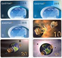 EASYtel + EASY CALL - 2 rare Prepaid Telefonkarten Serien
