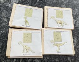 16 Holz Dinosaurier Puzzles, neuwertig, Migros Mania!