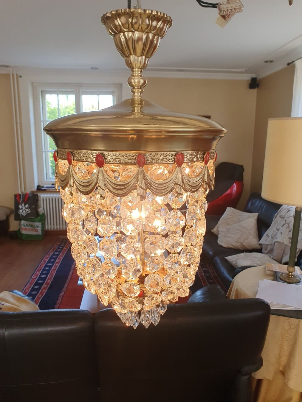 Lampade: Sehr schöne alte Jugendstillampe – Usato da Utzenstorf venduto da Filetto 2
