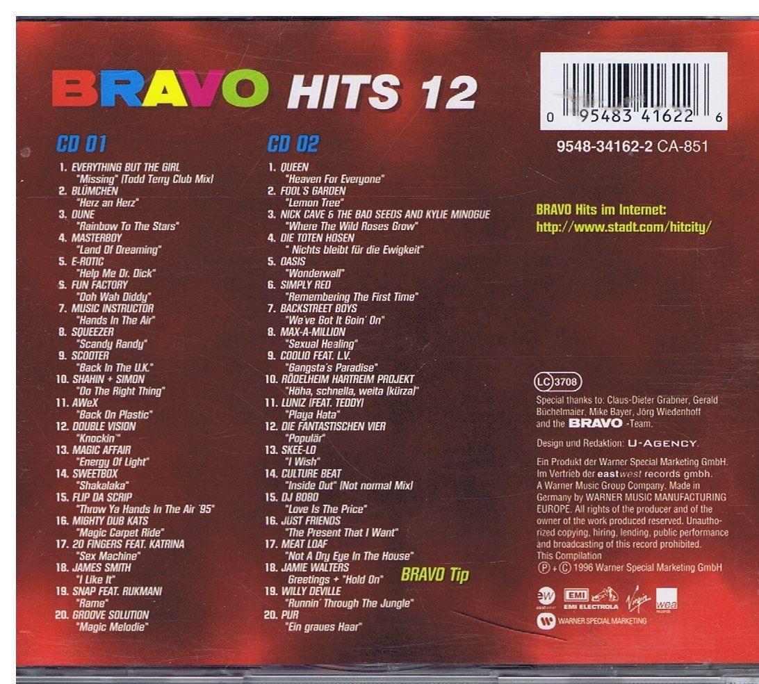 CDs: BRAVO Hits / #12 (2 CDs) – D'occasion à Unterengstringen par Lastchance 1