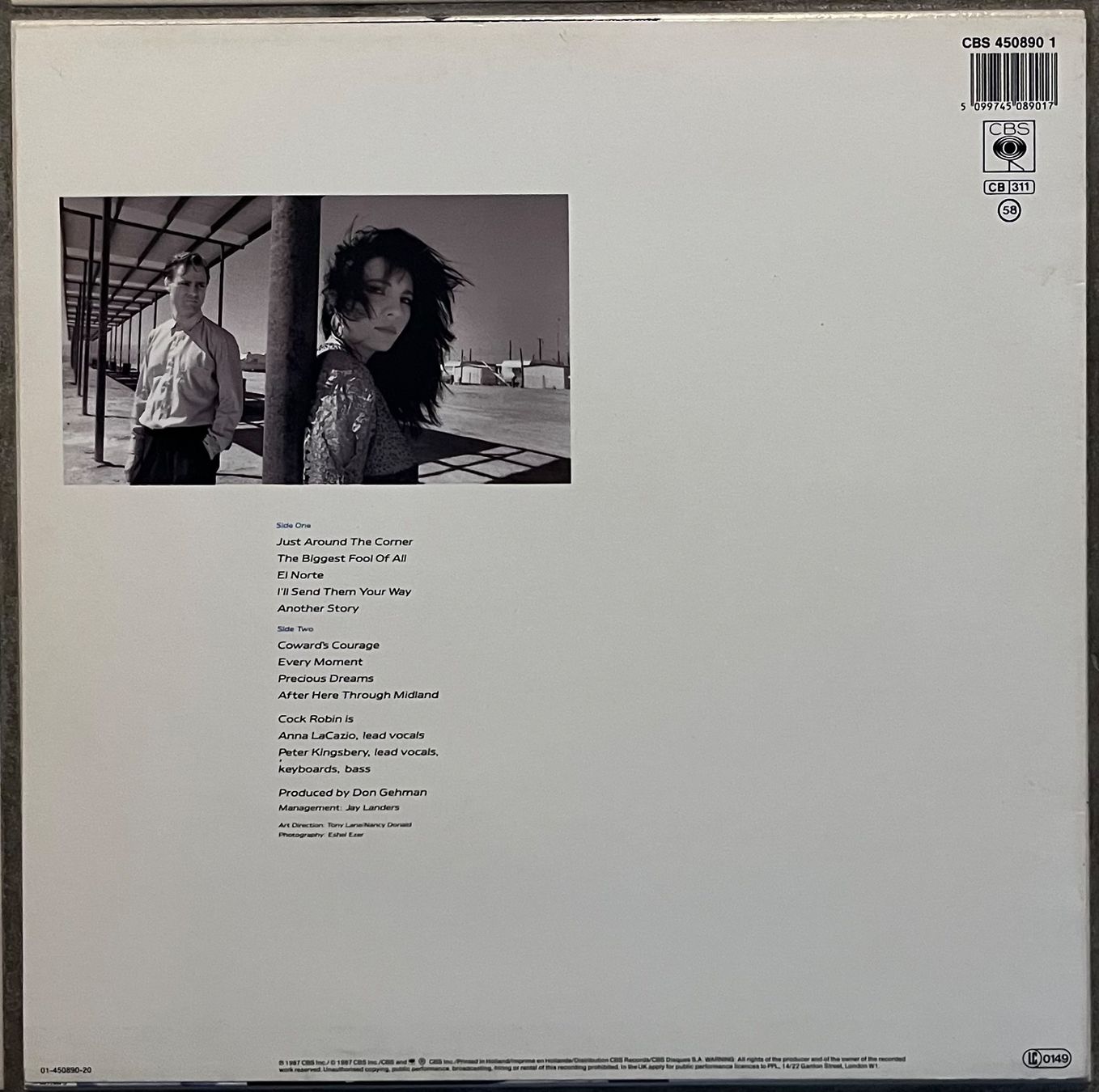 Schallplatten: COCK ROBIN - AFTER HERE THROUGH MIDLAND - 33 Tours – Gebraucht aus Bussigny von vinyl-pas-cher 1