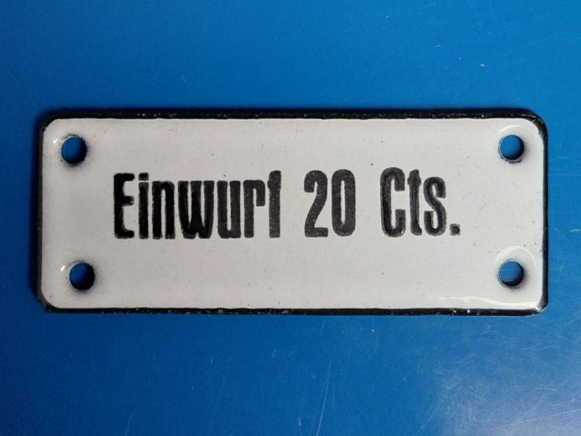 SBB/CFF/FFS Ecriteaux: SBB Emailschild – D'occasion à Niederwil AG par Signew