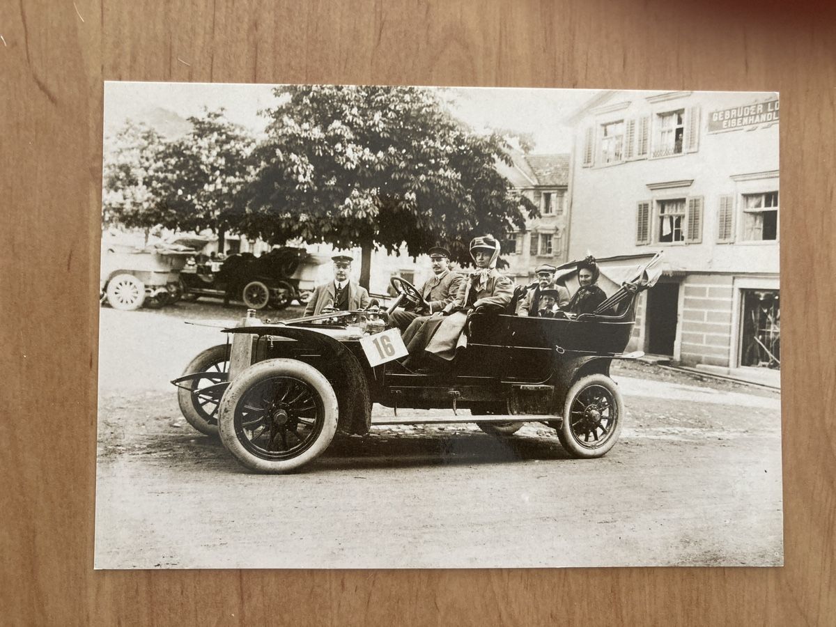 Cartoline postali: 4 Postkarten Oldtimer Rennsport Schweiz  – Nuovo (secondo la descrizione) da Schüpfheim venduto da Seerose80 3