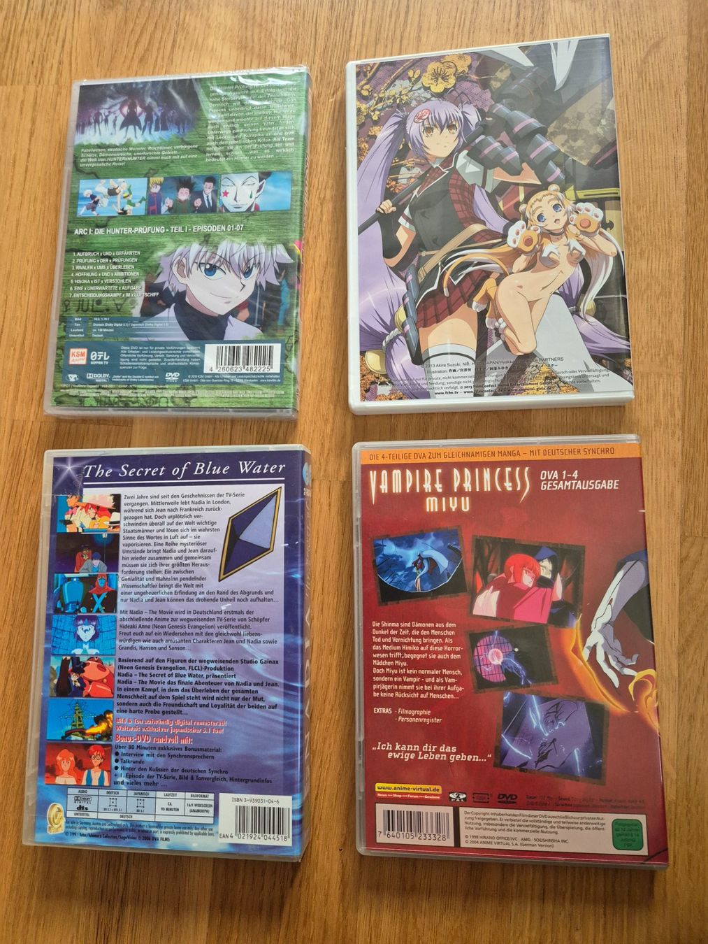 Alle DVDs: Anime DVD Sammlung: Hunter x Hunter, Nadia, Samurai Bride... – Neu (gemäss Beschreibung) aus Luzern von  1