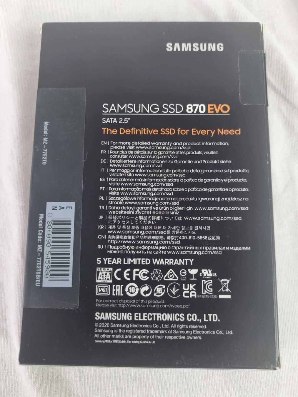 Samsung Harddisks: SAMSUNG SSD Festplatte – Neu (gemäss Beschreibung) aus Wangen b. Olten von Restwert_Wangen 1