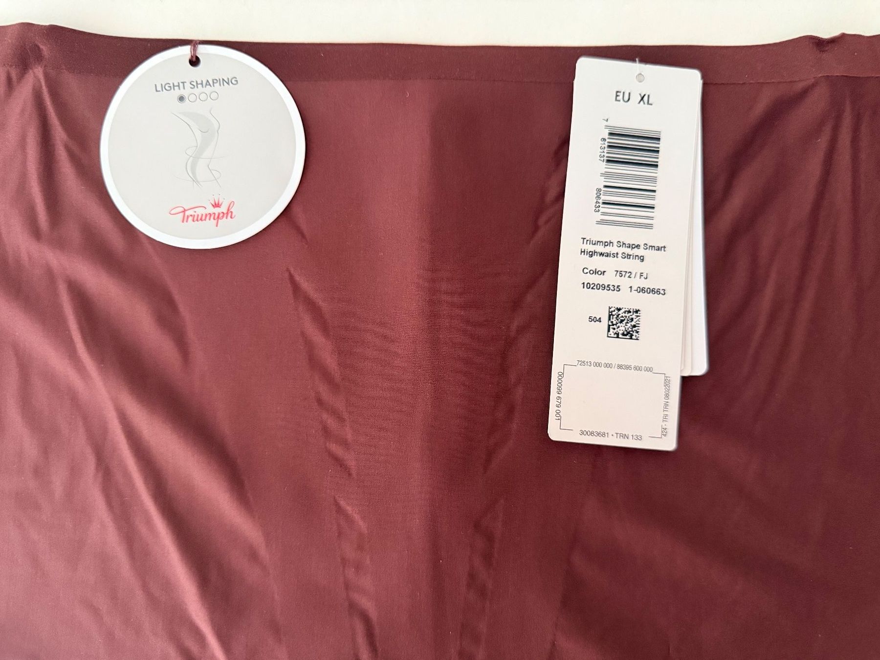 Triumph Sonstige Unterwäsche: TRIUMPH, Highwaist String SHAPE SMART, Gr. XL, Dunkelbraun – Neu und originalverpackt aus Rudolfstetten von gst_g7xl 1
