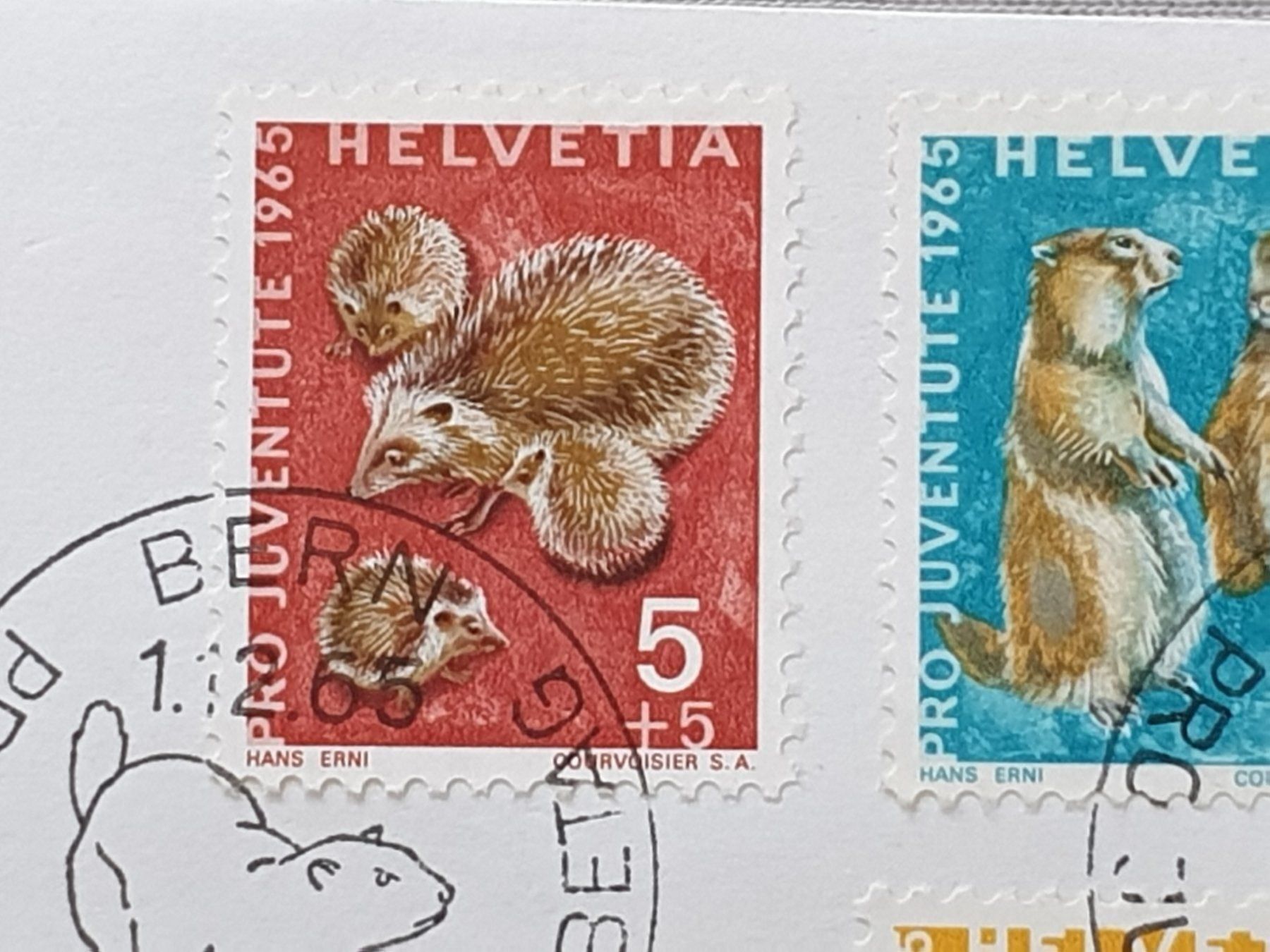 Tutti i francobolli: (12)   Pro Juventute 1965 mit ET Stempel – Usato da Schwarzhäusern venduto da Inot3 3
