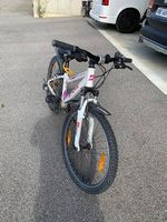 Stoke MTX 4.1 Mountainbike, weiss/rosa, 24 Zoll