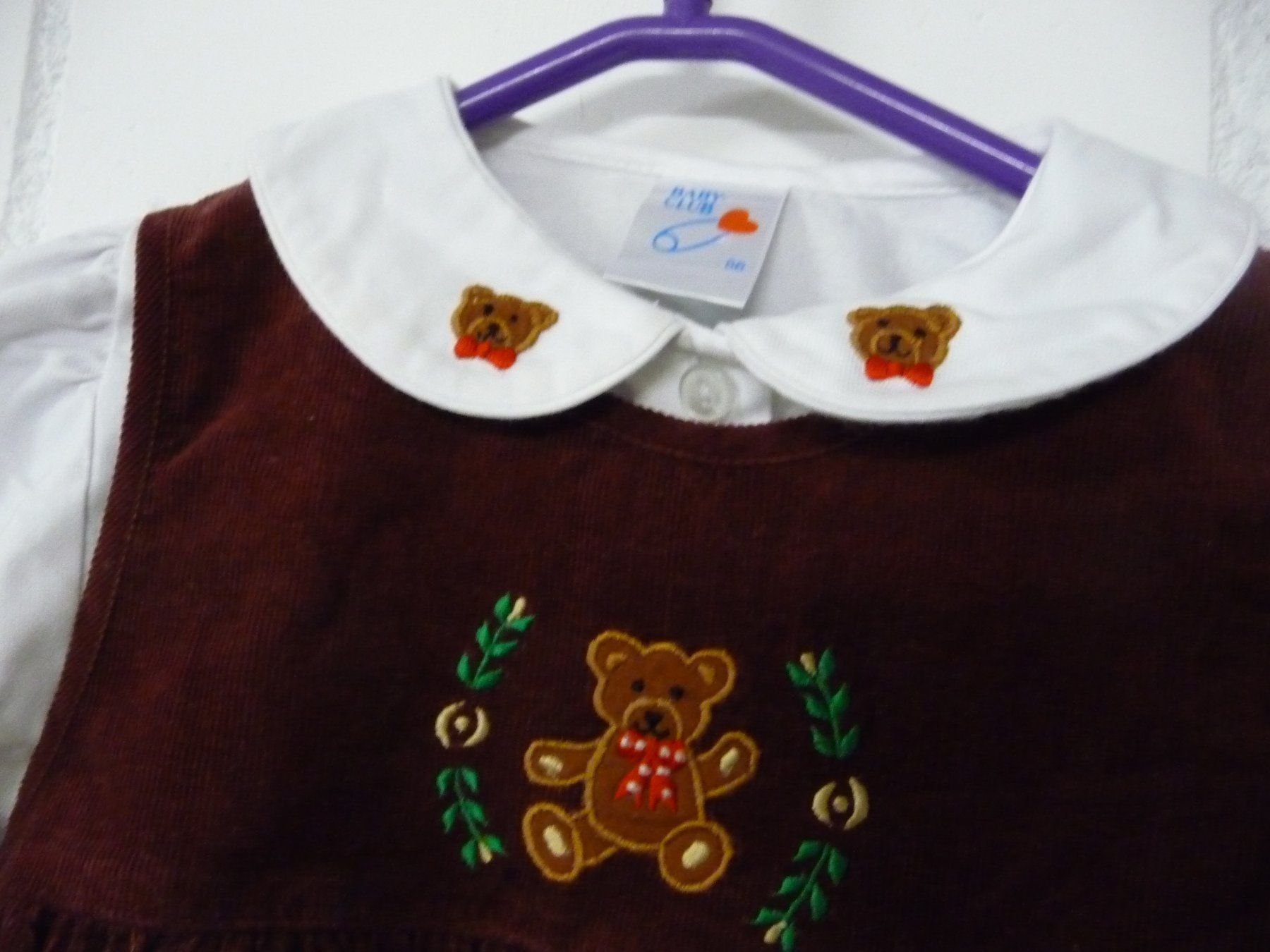 C&A Vestiti & Gonne: Süsses Mädchen Kleid/Blusli mit Teddybär, Grösse 86 – Nuovo (secondo la descrizione) da Kirchberg BE venduto da lavendel02 2