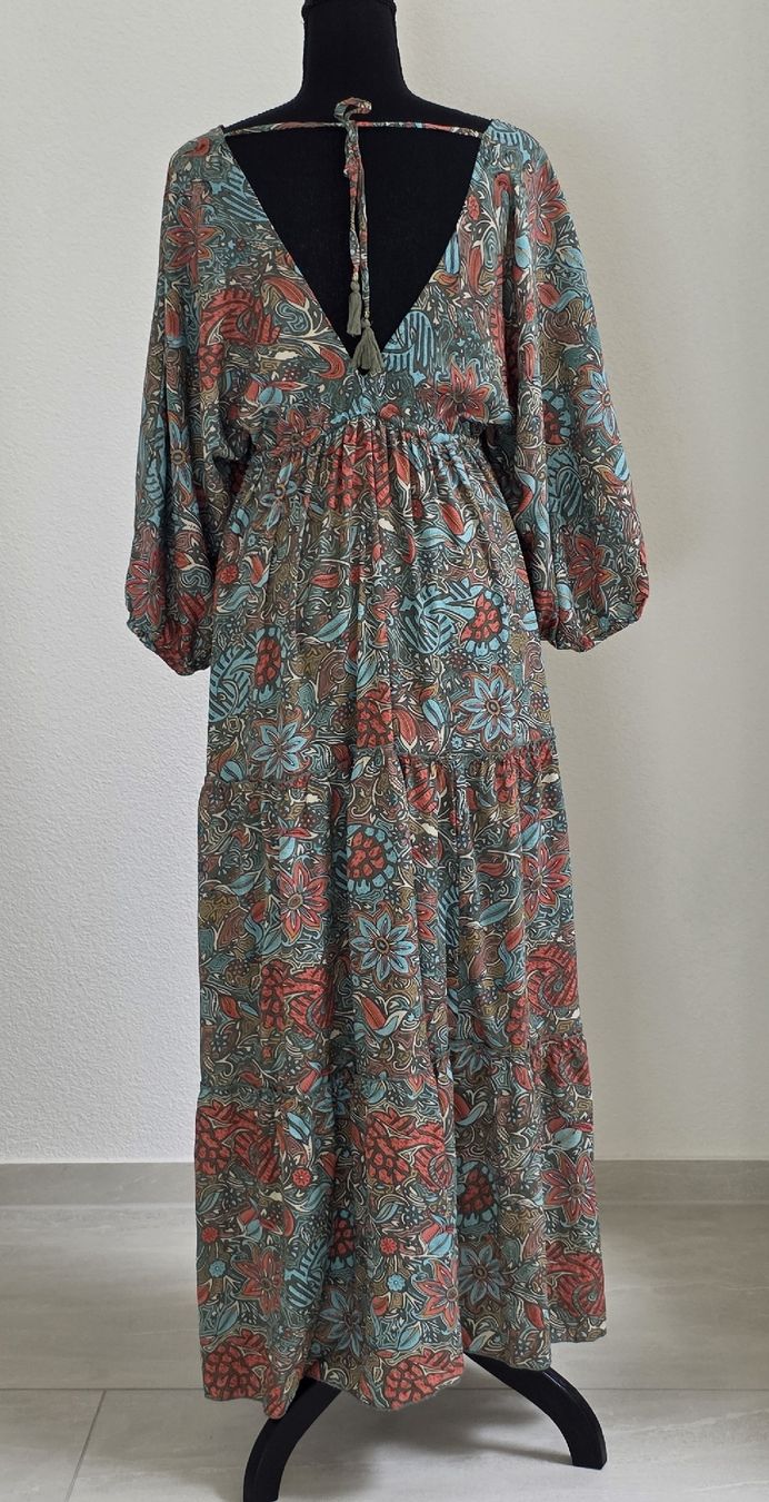 Vestiti: Maxikleid gemustert Polyester-Seide  Gr. XS-XL – Nuovo (secondo la descrizione) da Rheinsulz venduto da Gilea 3