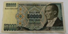 Türkei 50‘000 Lirasi