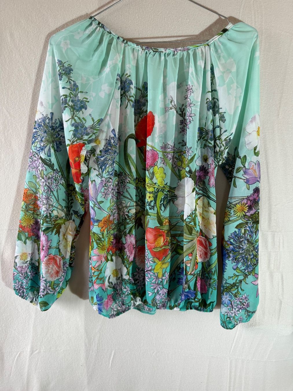 Camicette: Schöne Bluse mit floralem Muster Gr. L – Usato da Grosswangen venduto da SALE_SALE_SALE 7