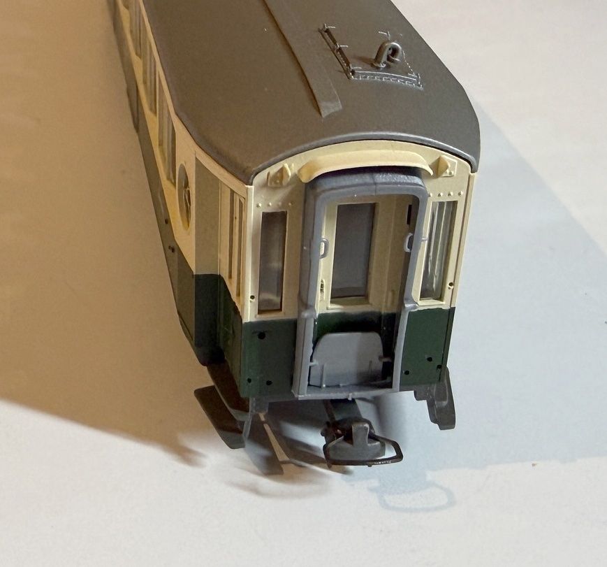 Bemo Modelleisenbahnen: Bemo RhB A 1144 Salonwagen grüncreme – Gebraucht aus Samedan von Gischpel25 2