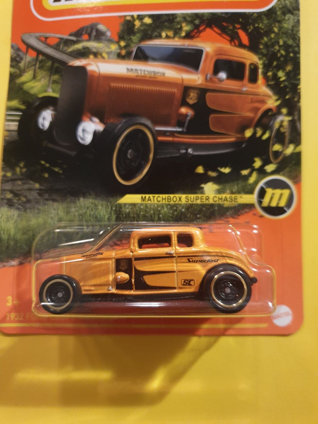 Matchbox Voitures modèles: Matchbox 1932 FORD COUPE MODEL B "SUPER CHASE" – Neuf avec emballage d'origine à Oftringen par Rotor 1