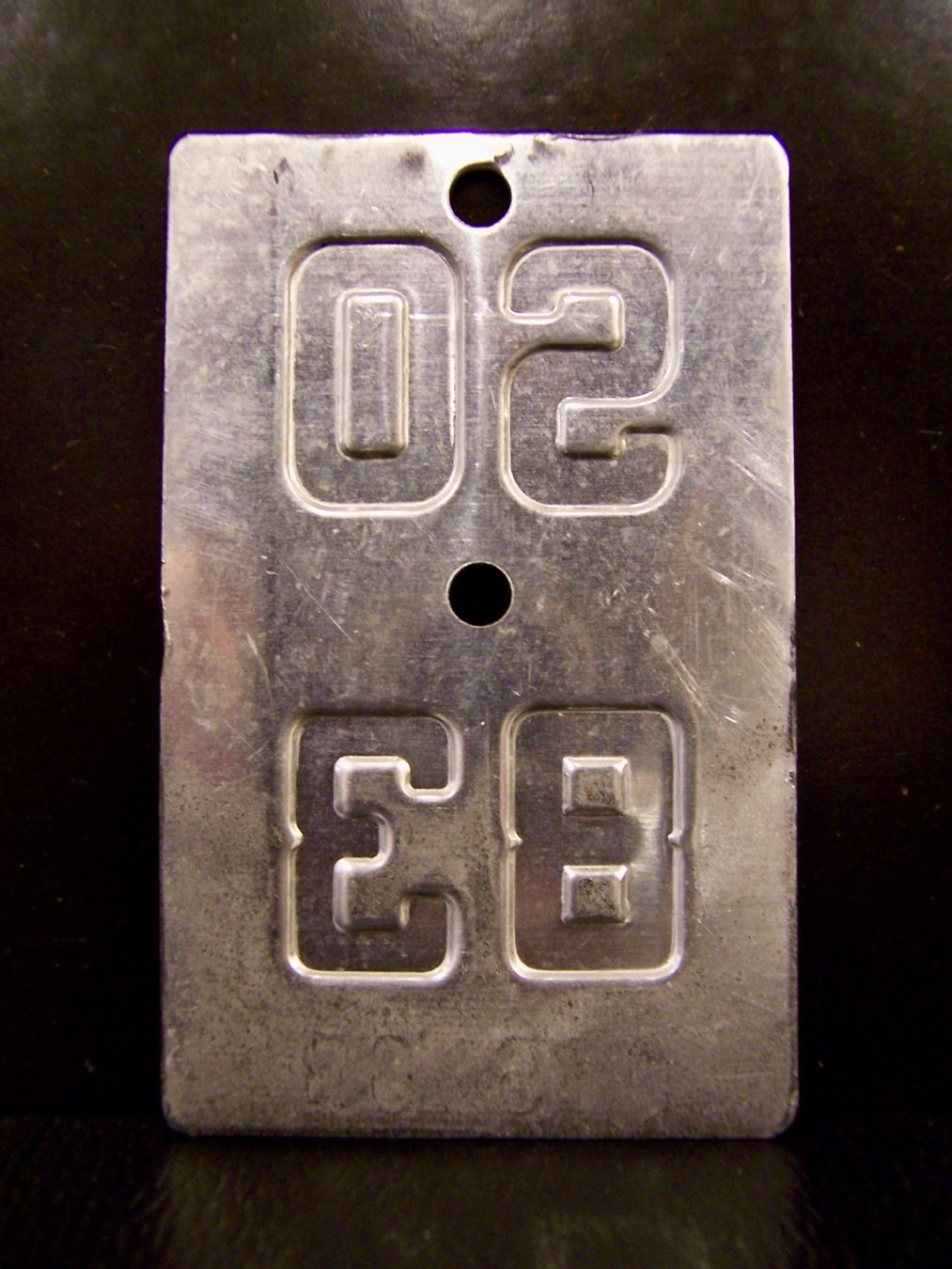 Schilder: SO 83 VELONUMMER - FAHRRADSCHILD – Gebraucht aus Kerzers von zimmergruen 1