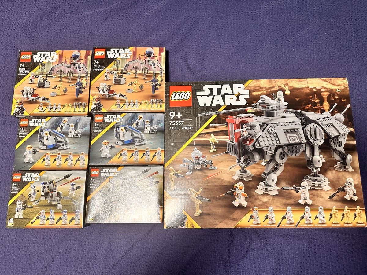 Lego Baukästen: LEGO Star Wars Bundle - AT-TE Walker and more sets! – Gebraucht aus Gattikon von 386ComicEmpire