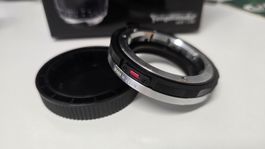 Voigtländer VM/E ADAPTER Nahaufnahme Leica M an Sony E