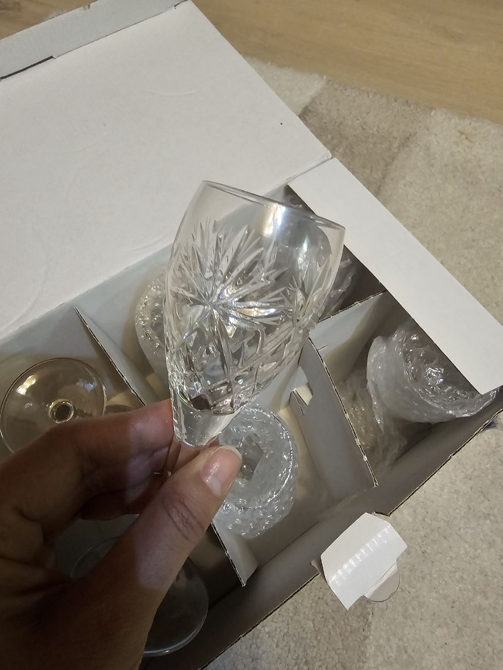 Gläser: Kristallglässer 6er Set, NEU – Neu und originalverpackt aus Wettswil von Alena.RR 4