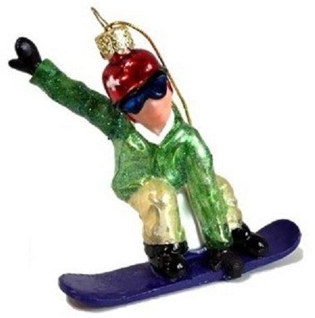 Toutes les décorations: Glas Ornament Snowboarder – Neuf avec emballage d'origine à Davos Platz par wauwauin