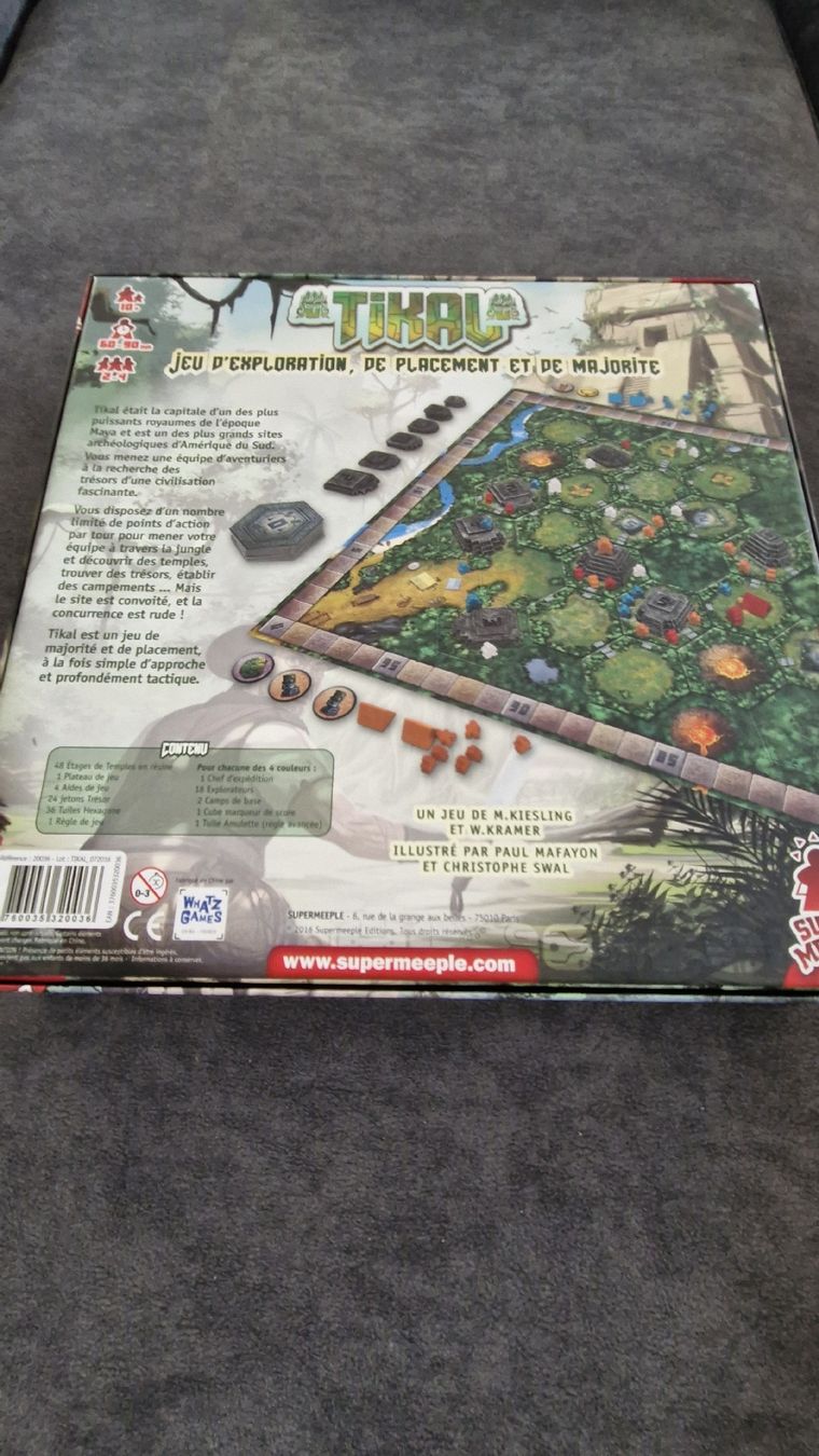 Giochi: Tikal, Super Meeple – Usato da Vucherens venduto da Sebos7676 1