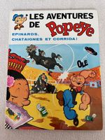 BD Popeye: Épinards, Châtaignes et Corrida! Lucky Luke 1981
