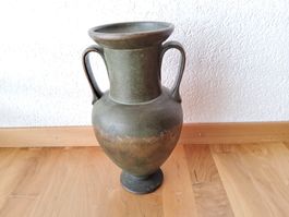 Grand vase vintage en bronze 